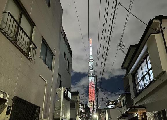 双魚ノ宿北棟 東京亀戸 スカイツリー徒歩15分 便利な交通 1棟貸切 2ベッドルーム