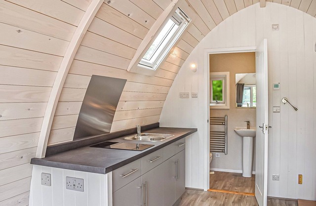 The Superb Elite Pod is a sleeps 4, fully self contained pod, ideal for couples.