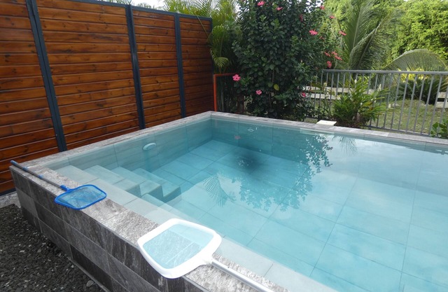 In search of privacy and calm, Private heated salt pool