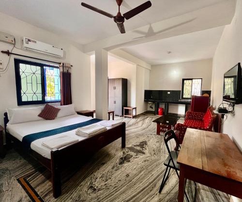 1 Bedroom Apartment with Kitchen near Morjim Beach Goa