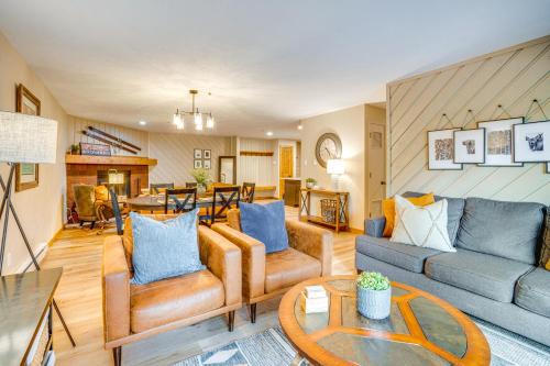 1 Block to Main St Modern Breckenridge Condo!