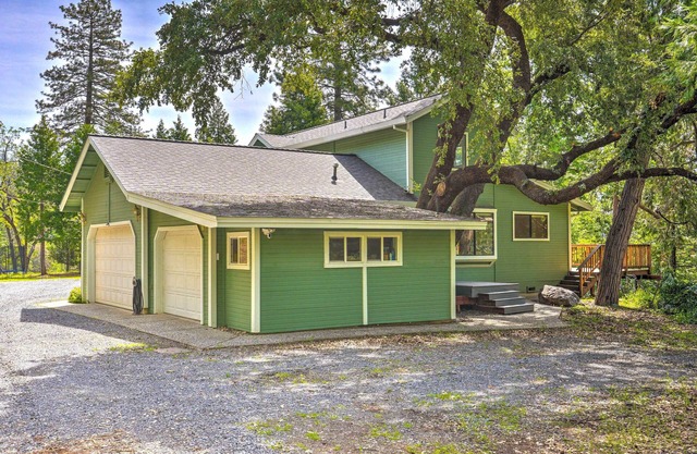 10 Acres w/ Stunning Views: Apple Hill Home!