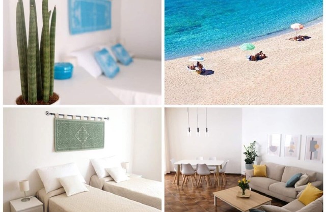 Bei 70 Meter vom Strand Apartment mit idealem Garten 2-6 Personen
