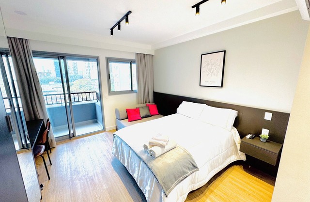 100% Vila Olímpia! 10 min Congonhas Ar Wifi Acad