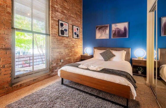 100 Year-Old Historic Brick 2BR Loft -Large Patio1