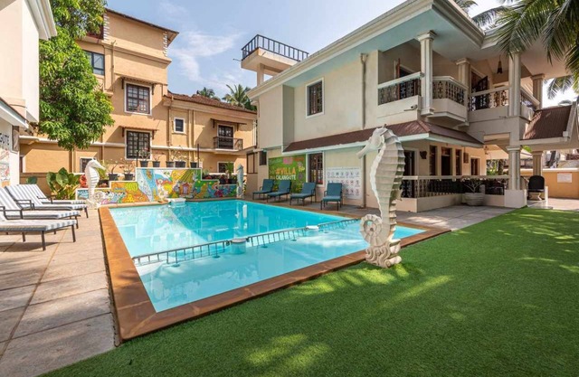 Eine familienfreundliche Villa 2 Minuten zu Fuß zum Strand von Calangute