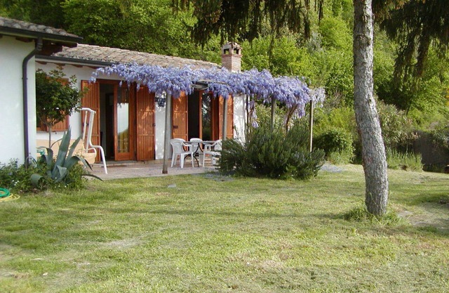 Ferienhaus Miralago mit Terrasse und traumhaften Blick auf den Bolsenasee