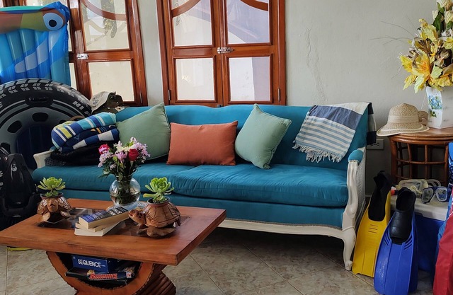 90US / Nacht Cozumel Ocean Front Villa mit einem Schlafzimmer am Strand
