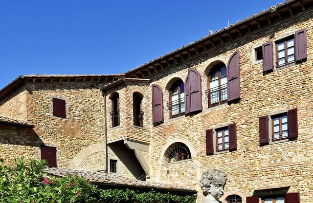 13th Century Medieval Villa on the top Chianti hills near Florence - 26 guests.