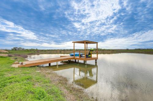 14 Acres with Pond Access Farmhouse in Temple!