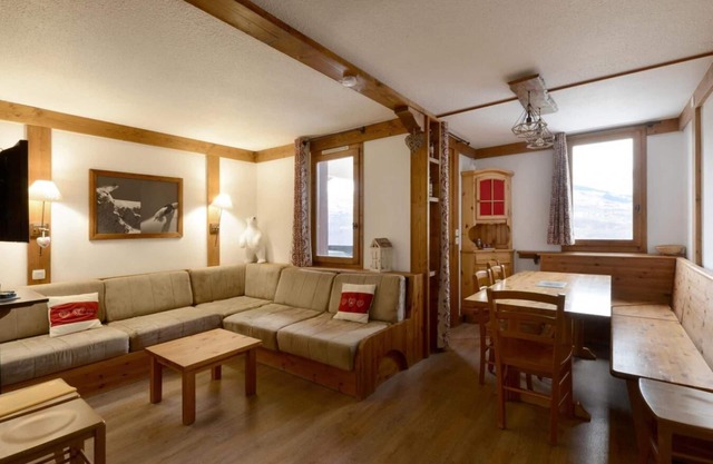 150m del centro estación, 1.o piso, balcón, tv, local para esquís, 76m², Montchavin La Plagne