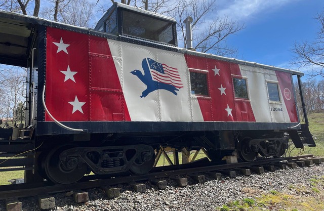 1950's themed couples caboose on a bison ranch. Pet-Friendly!