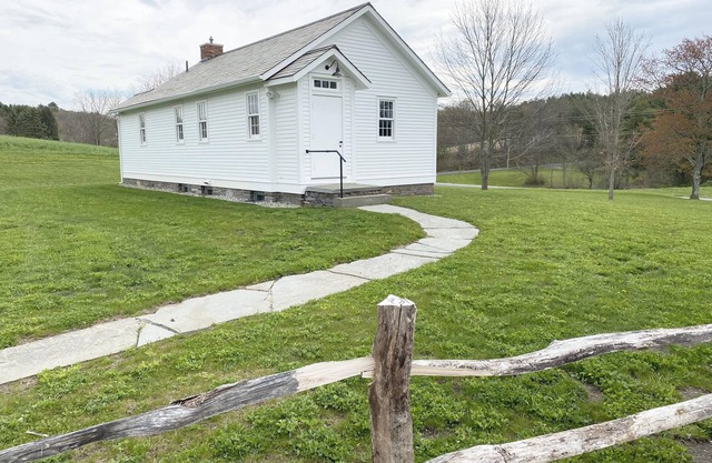19th century school house converted into a charming two story dwelling