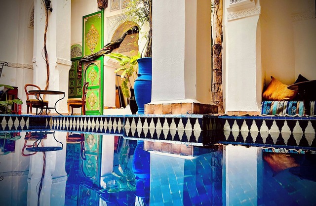 Hervorragendes Riad des 19. Jahrhunderts im Herzen der Medina