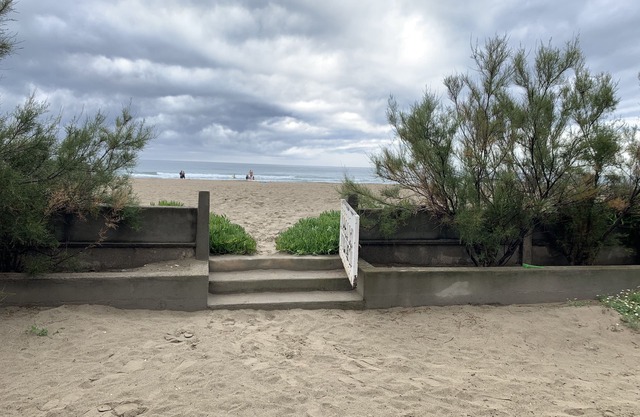 1st line ground floor apartment, feet in the sand