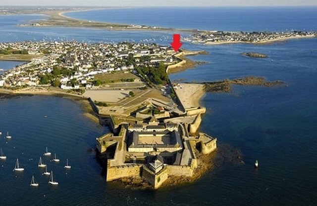 2/4 Pers Wohnung mit Blick auf das Meer Port-Louis Intramuros - Südbretagne