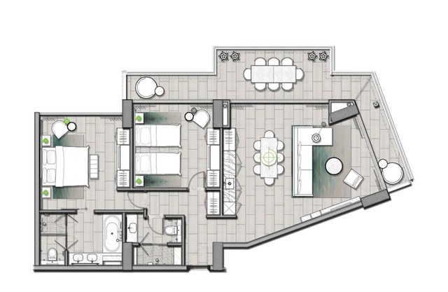 2 Schlafzimmerwohnung, Alma Resort 5 *, Long Beach, Cam Ranh, Nha Trang