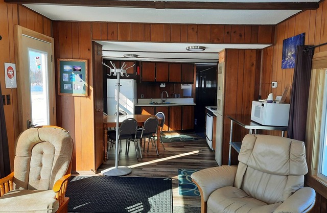 2 bedroom cabin with a dock on Zippel bay on Lake of the woods in northern MN.