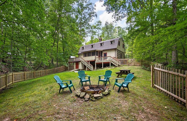 2 BR, 2 BA Log Cabin