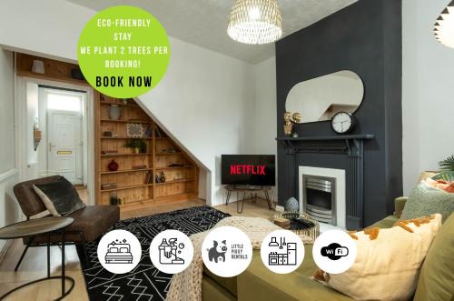 2 BR Apartment By Littlepiggyrentals Short Lets & Serviced Accommodation Leicester With Wi-Fi, Free Parking & Outdoor Area