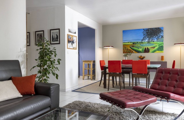 2 Br Terrasse Apt & Spa in einem privaten Haus, 4-5 Gäste