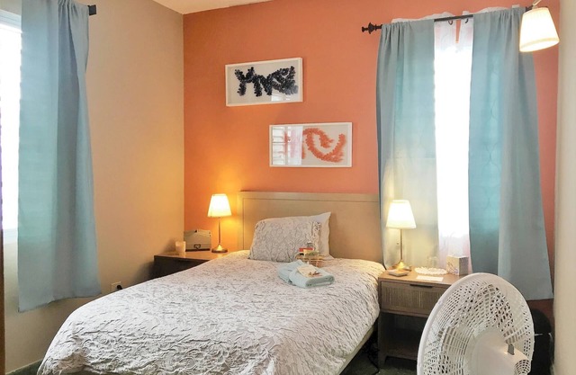 2 gemütliche Privatzimmer in San Juan mit Gartenblick