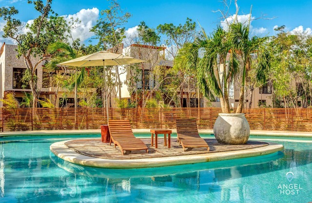 2 Private Outdoor Lounge Patios | 2 Cenotes Onsite