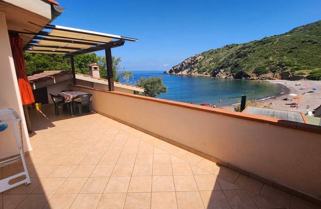 Ferienwohnung La Battigia 2, direkt am Strand, Insel Elba