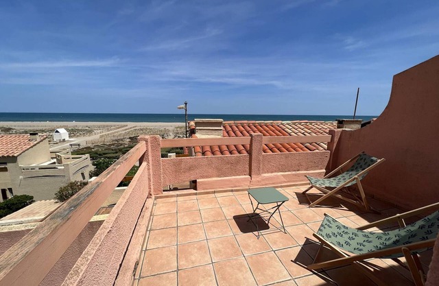 2-Zimmer-Haus, 4 Pers, Am Meer, Klimaanlage, Parkplatz