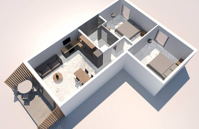 2 Spätburgunder, 61qm, Balkon, 2 Schlafzimmer, max. 4 Personen