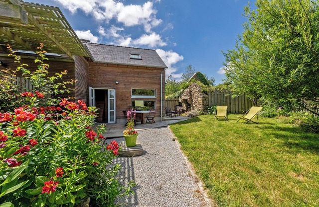 Cottage 2 Personen in der Nähe des Meeres auf dem Land. Eingezäuntes Grundstück. Fahrräder ..