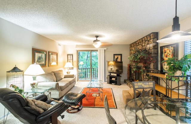 22BNC, Two bedroom, two bath log-sided condo with forest view condo