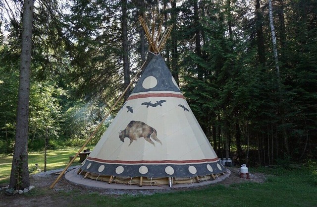 24' Diameter authentic Tipi just north of Sandpoint, Idaho