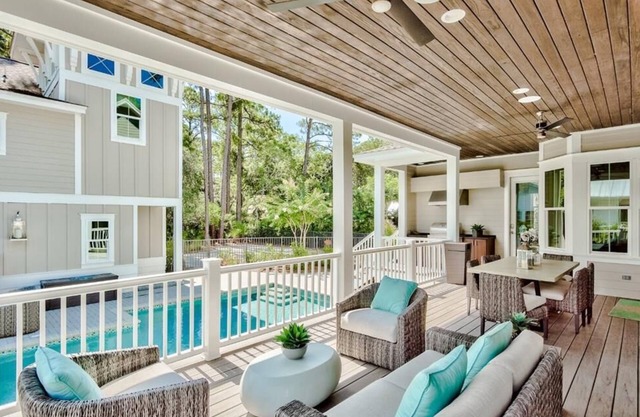 SALE+Flex Stays~Grayton Pointe~Heated Pool~Modern Lux~Beach Gear~Walk to Beach