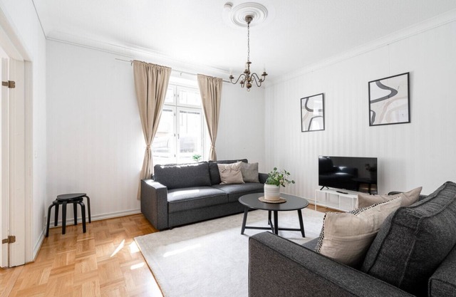 Historical 2BR Apt with Sauna & Great Location