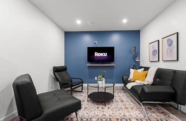 2BR Bsmt Suite Retreat near Airport & Trails | AC