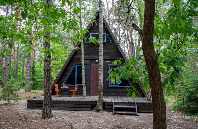 3 A-shaped cottages in a beautiful forest 1 hr drive from Warsaw