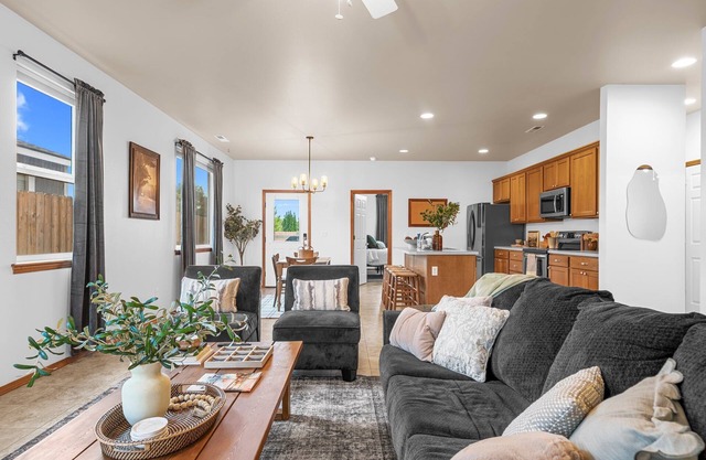 3 bedroom, 2 bath with fire pit and game room
