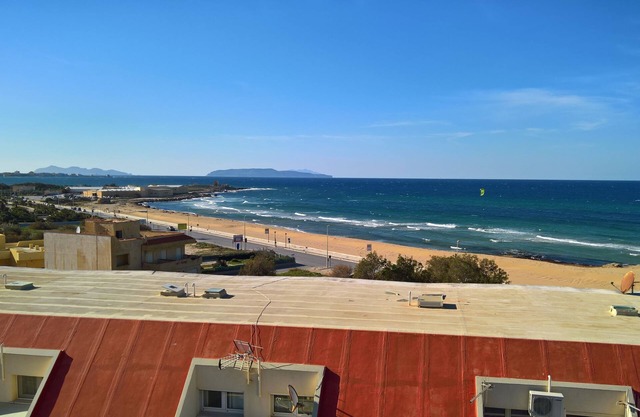 50 meters from the Beach Apartment for families or Friends