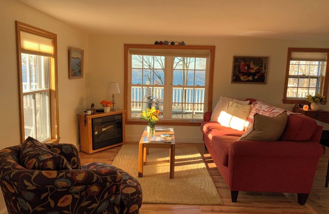 3-bedroom coastal home on Long Island, Maine with water view.