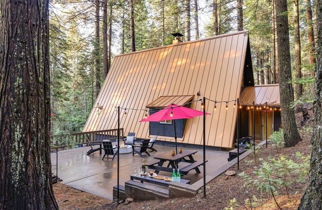 Deck & EV Charger: Pet-Friendly Arnold Cabin!