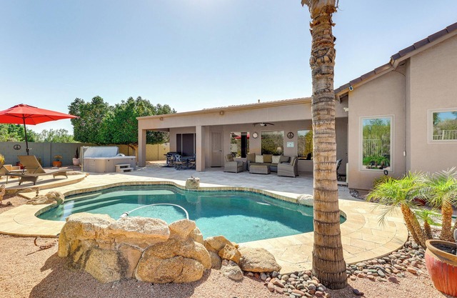 3 Mi to Usery Mtn Regional Park: Poolside Paradise