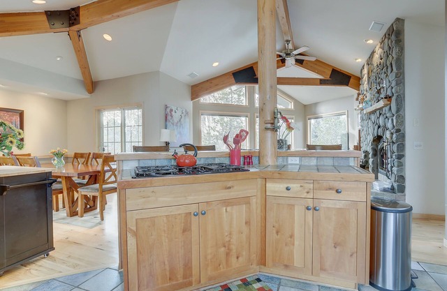 3 Mulligan Home features Hot Tub on Private Deck and Wood-Burning Fireplace by RedAwning