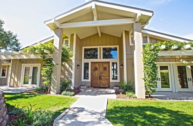 31 Day Gated Solvang Custom Craftsman Home w/ Pickleball, Pool, Spa & Bocce Ball