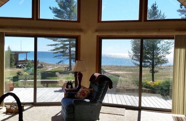175 'Private Lake Mich Beach, keine Nachbarn 200 + ft Kajaks, Fahrräder, zentrale AC!