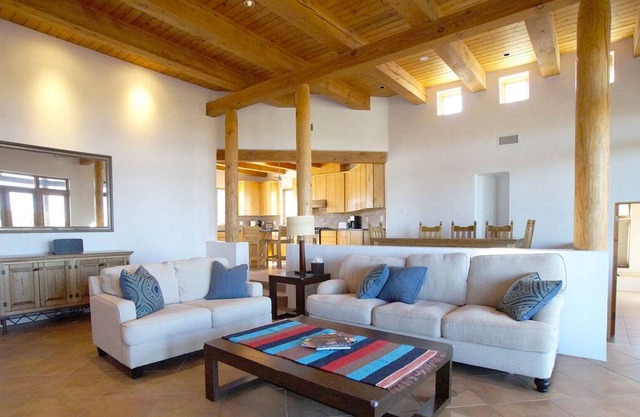 360 ° Ansicht Private Santa Fe Mountain Retreat