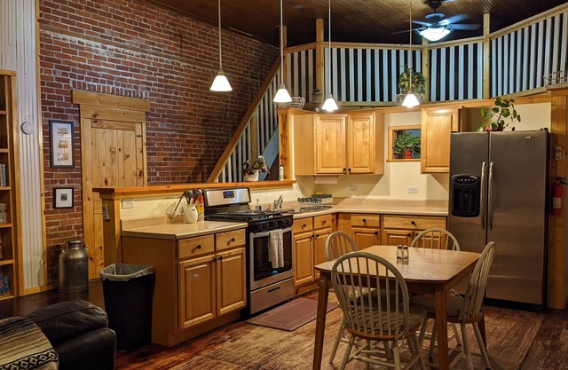 Industrial loft in historic building on ATV trails