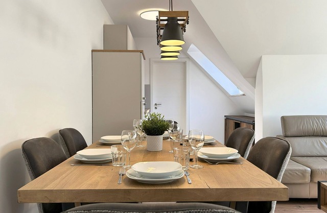 4-Raum-Wohnung, 400 m zum Sandstrand, 2025 renoviert, kostenloses WiFi, 4x TV