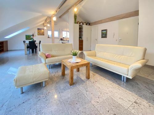 4 Zimmer Apartment, 125 qm, ruhig und zentrumsnah, max 5 Pers, Dachterasse, Garage, 1000 MBit