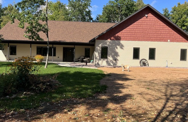 40 wooded acres and newer home with high end appliances